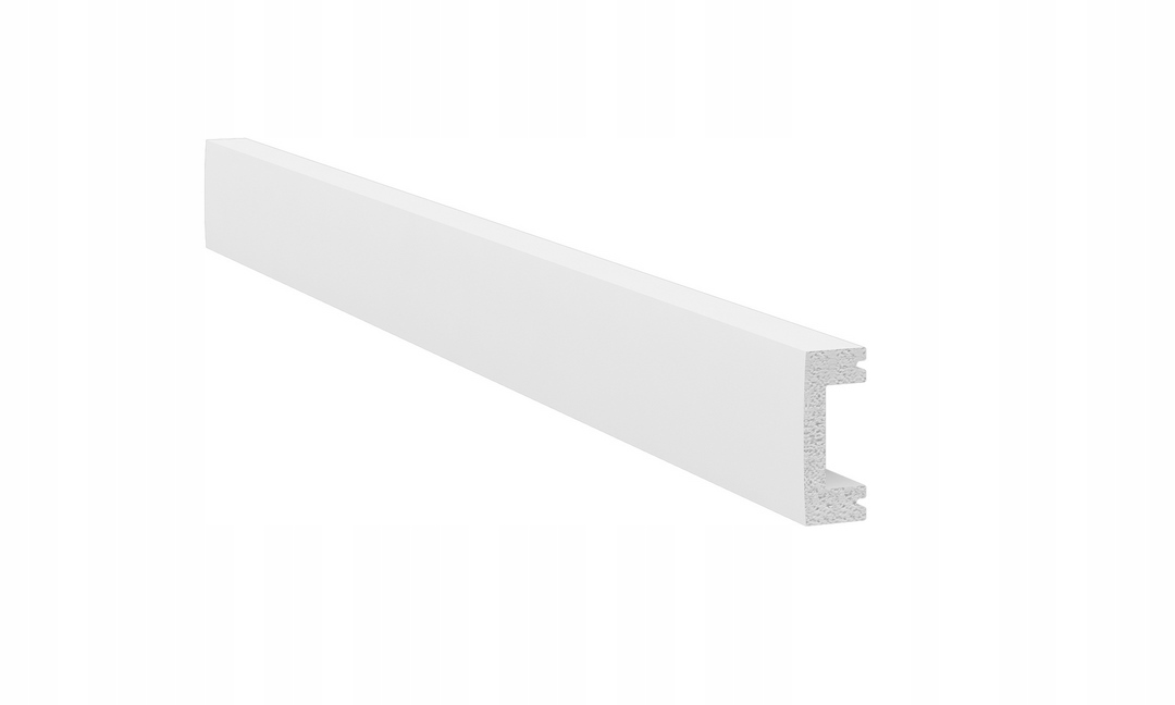 Listwa przypodłogowa naścienna biała 16x40x2400mm