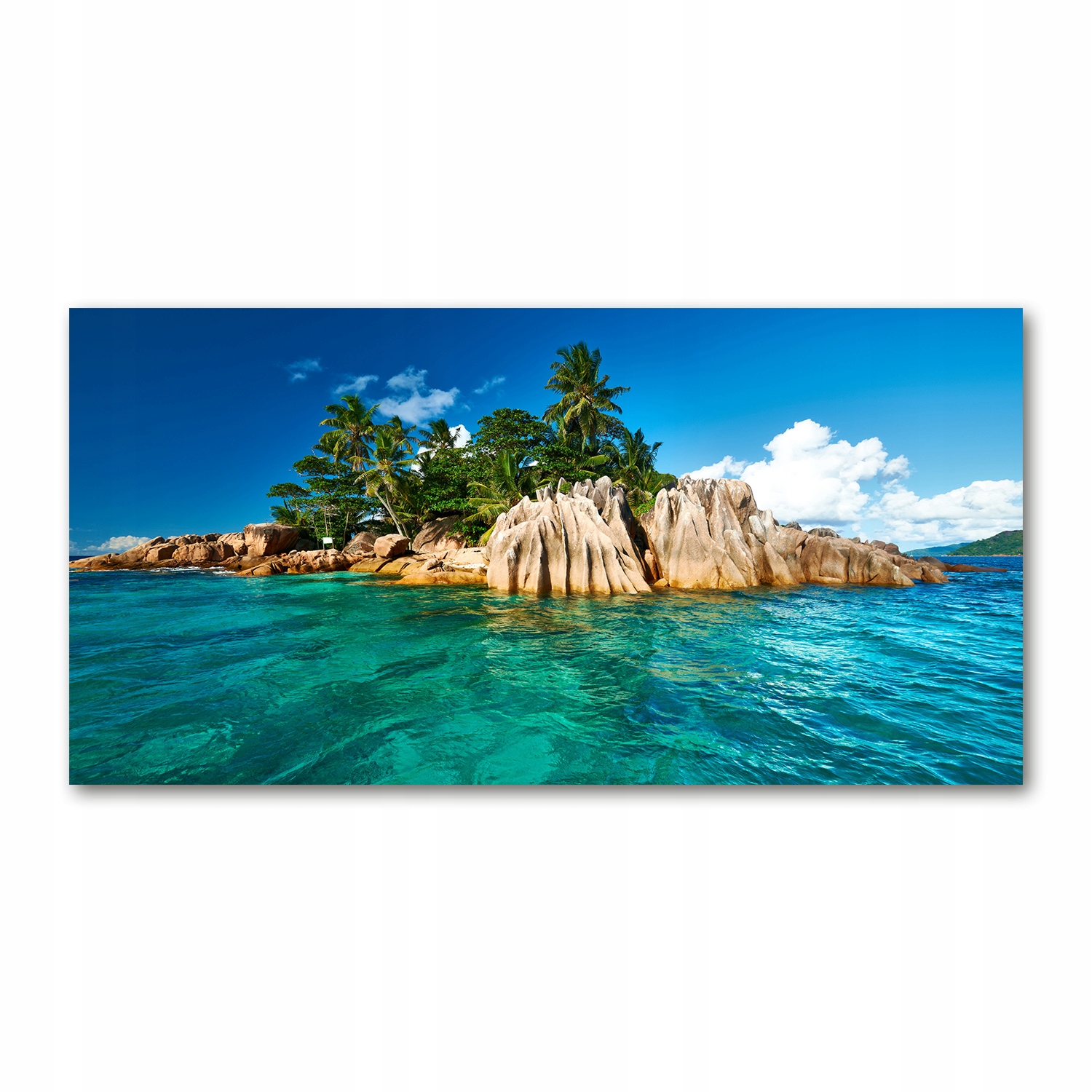 

Foto obraz szkło akryl Tropikalna wyspa 120X60 cm