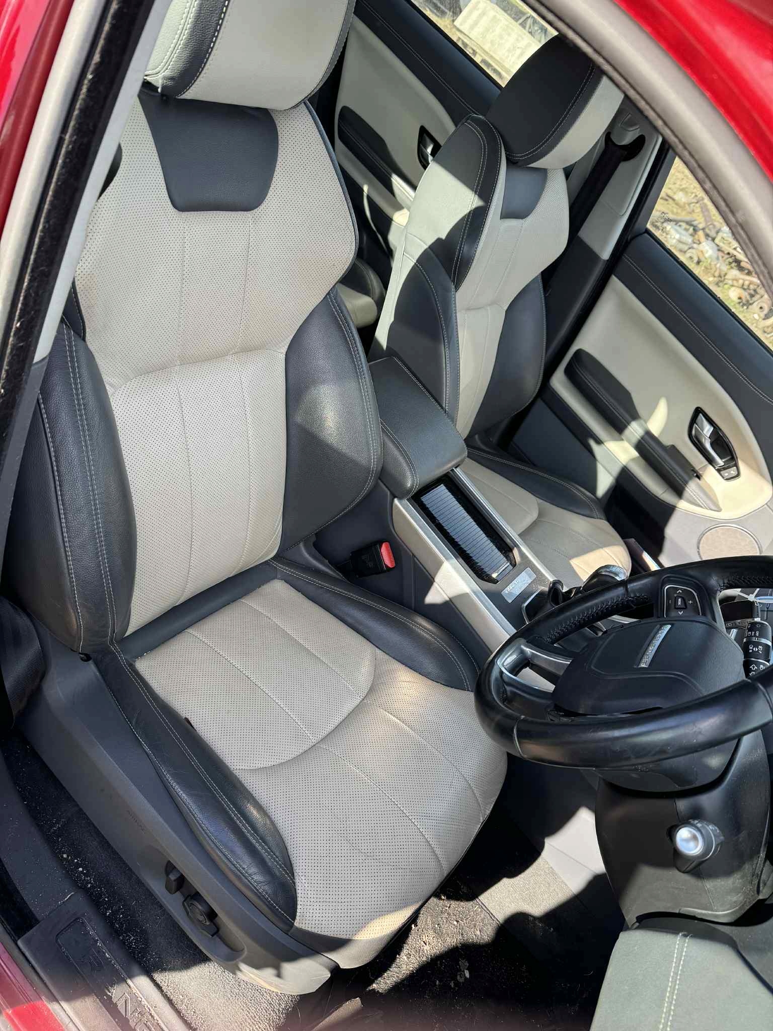 seats komplet side Range Rover Evoque L538 upholstery skorzana