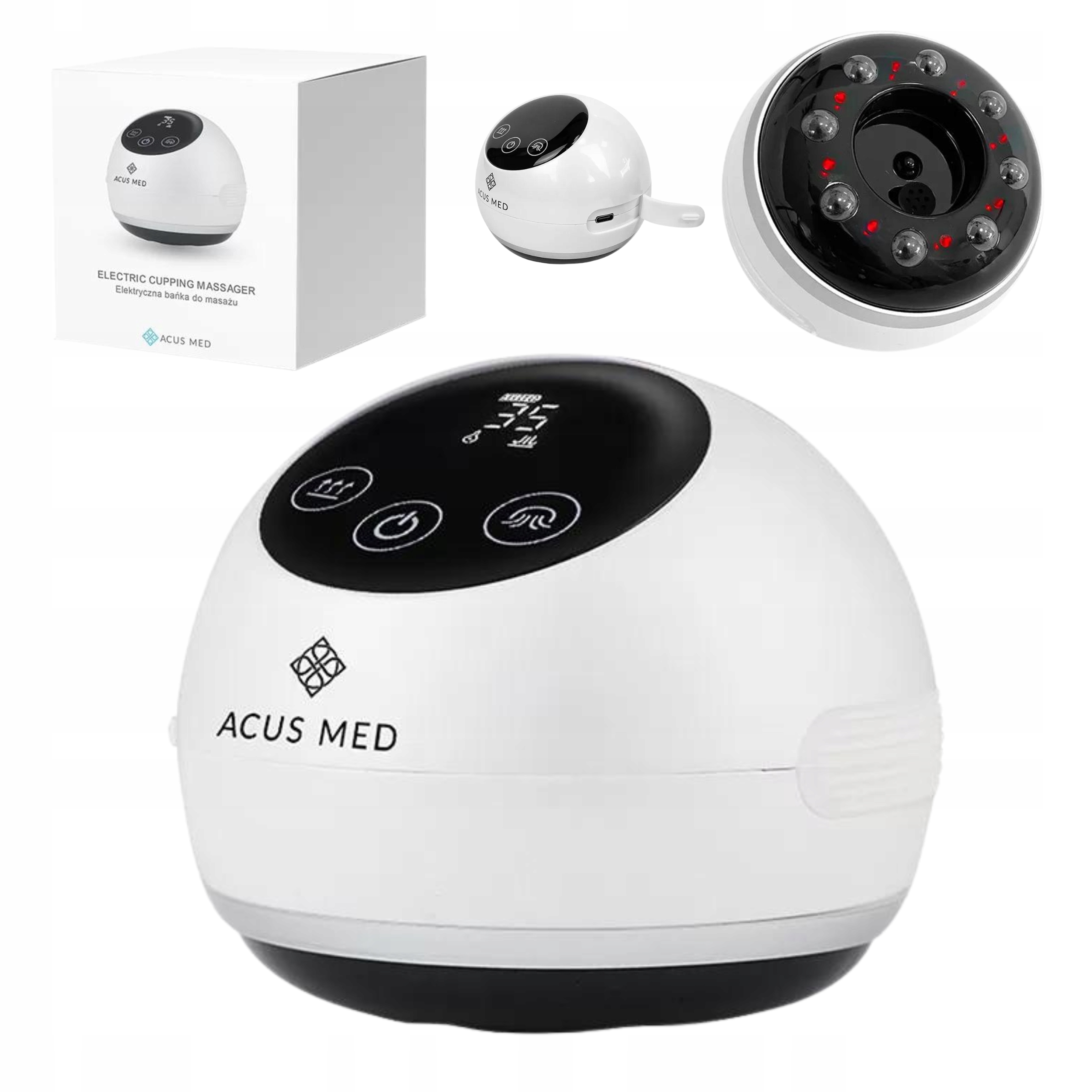 Bańka Chińska Do Masażu Elektryczna Antycellulitowa Podgrzewana Acus Med Pl