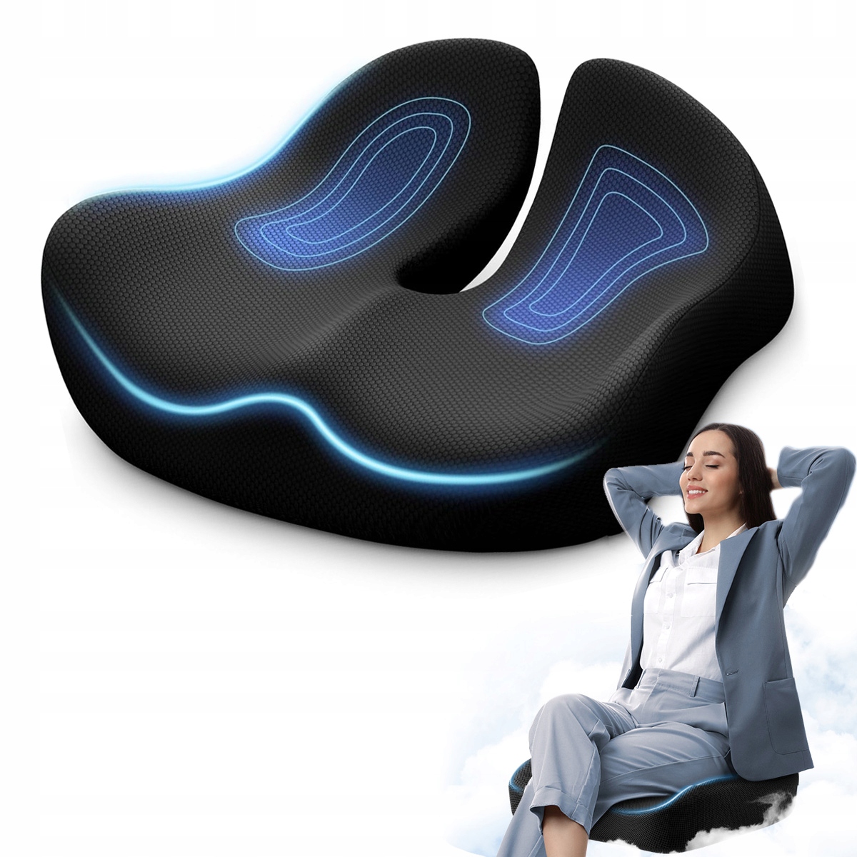 Poduszka Do Siedzenia Na Krzesło Biurowe, Mocna Podkładka Z Kości Ogonowej