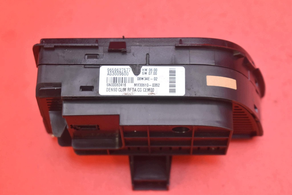 control panel air conditioning devices KLIMY driver´s 9659627577 CITROEN C4 PICASSO 1 and