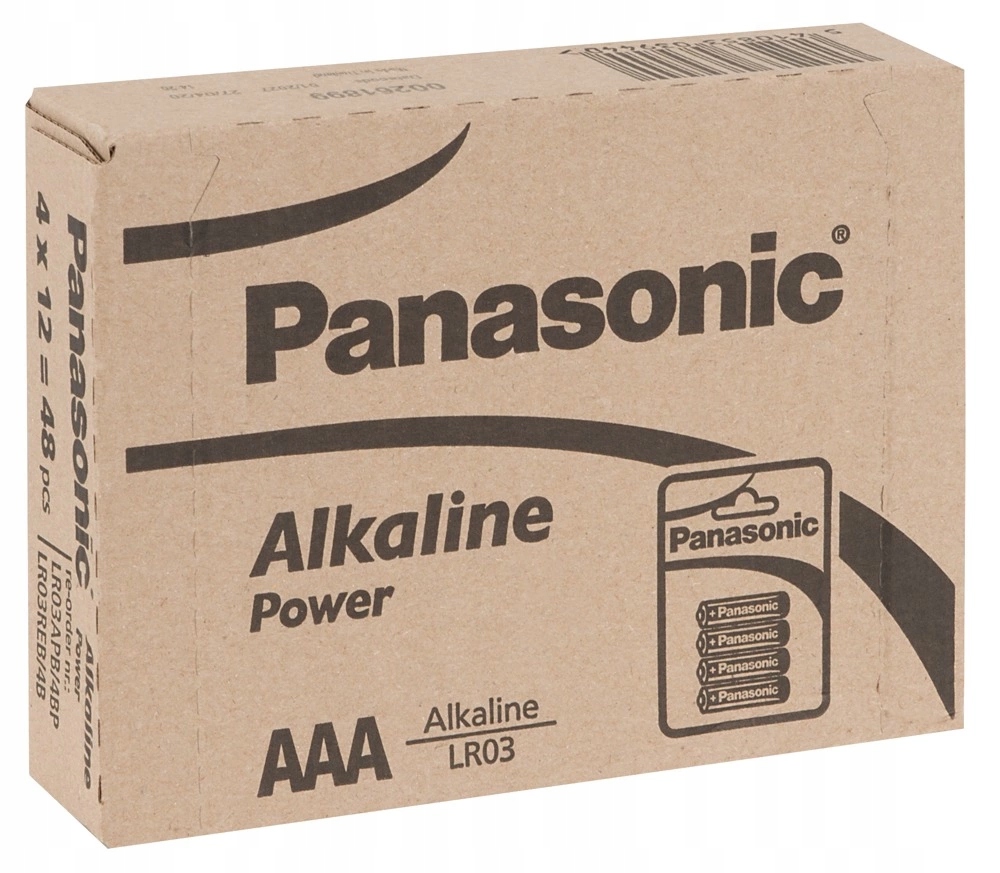 bateria Panasonic LR03  48szt. blister alkaliczna (kartonik zbiorczy) — 3