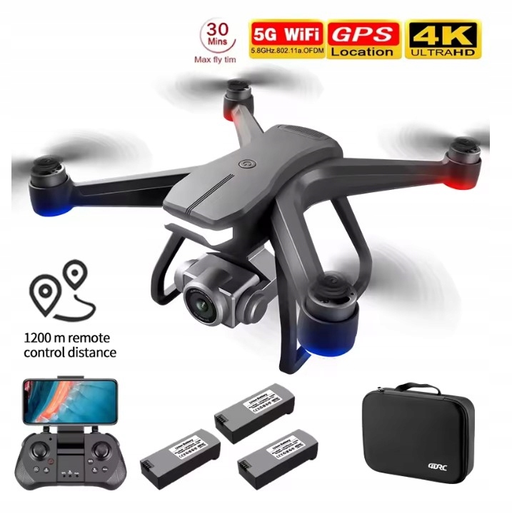 Dron 4DRC F11 Pro Gps 5G WiFi Fpv 3 Baterie