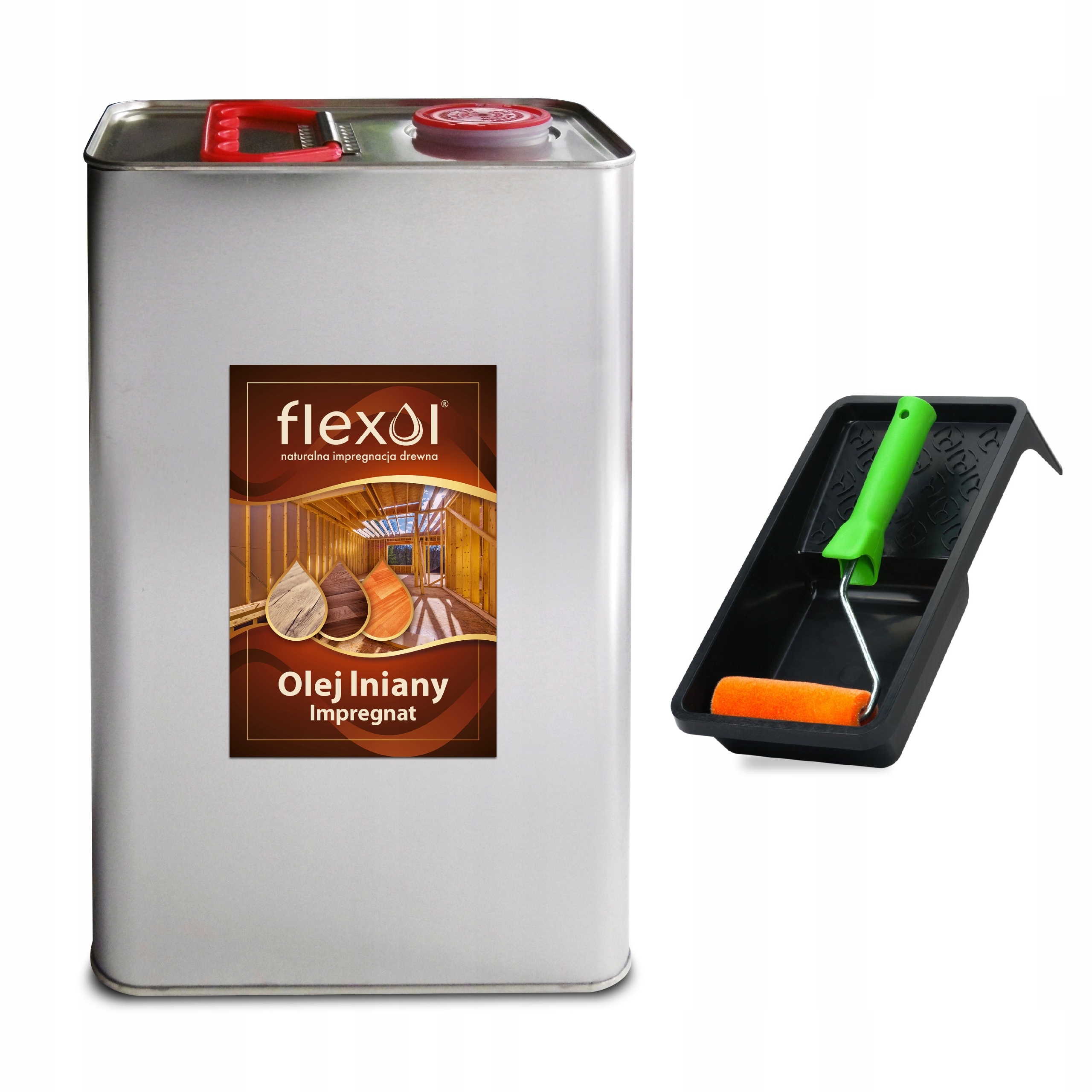 

Olej do drewna impregnat 5l Flexol Kuweta Gratis!