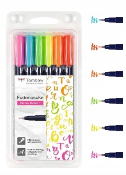 Kaligrafická sada Tombow Fudenosuke fixy