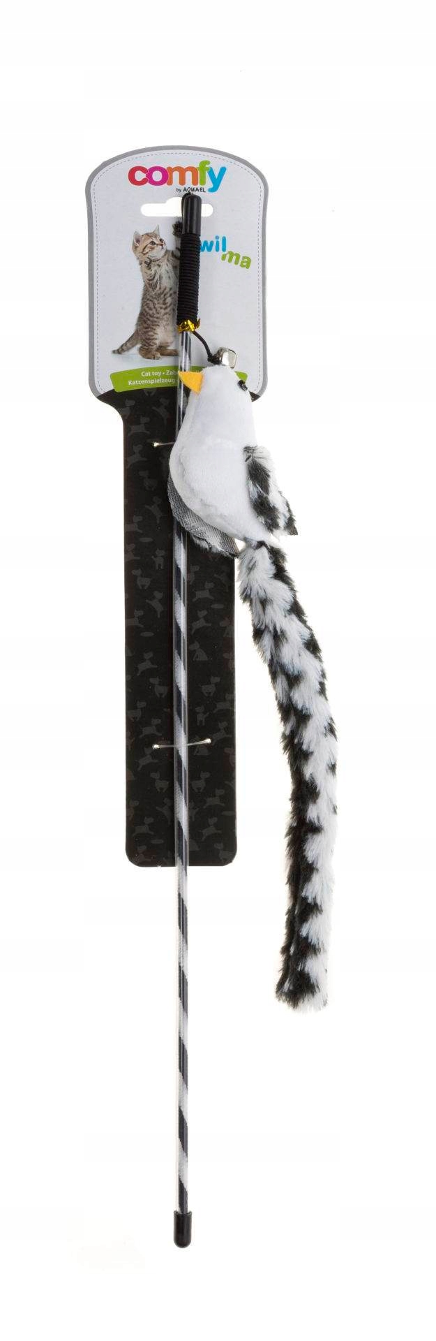 

Comfy zabawka dla kota wędka 46cm ptaszek dzwonek