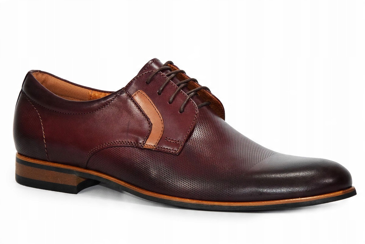 

Buty męskie wizytowe skórzane KamPol wz.319/17 r39