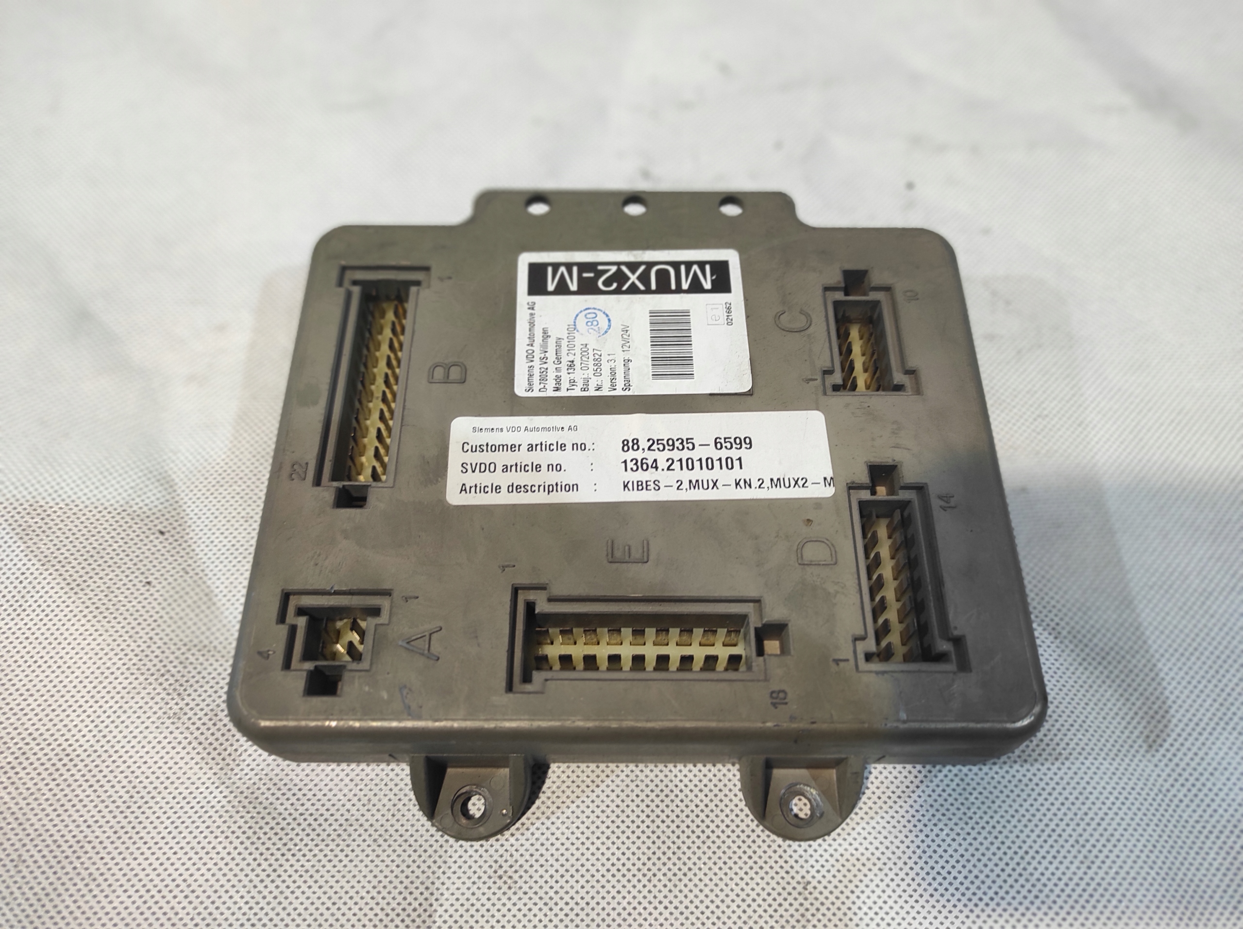 control unit module MAN 88259356599 D-78052 SIEMENS