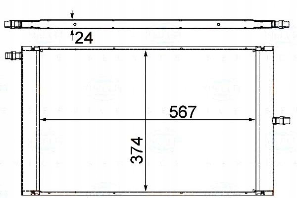 BEHR HELLA INTERCOOLER CHŁODNICA LAND ROVER RANGE