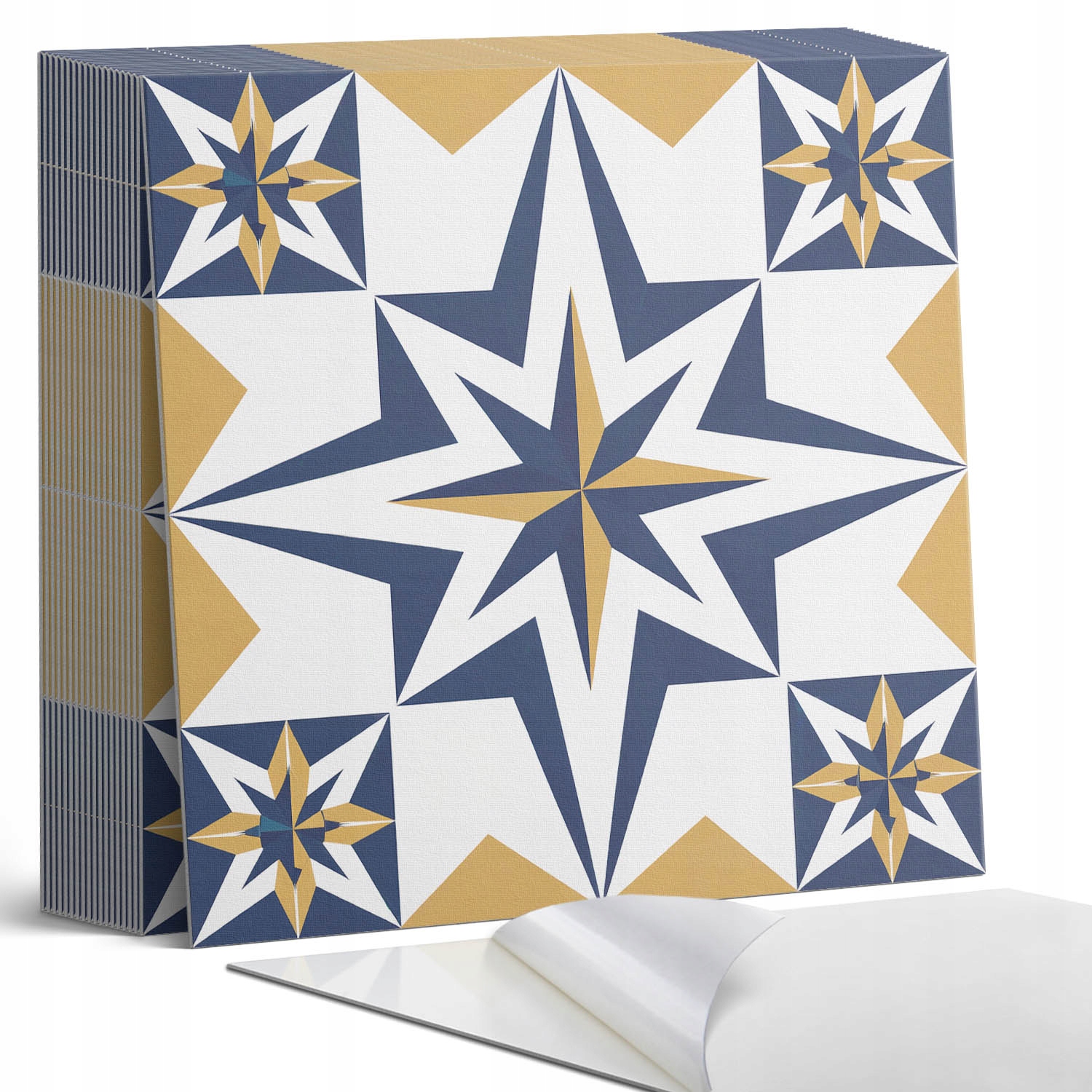 Dekorativní vinylové dlaždice Čtvercové geometrické vzory 20 x 20 x 20 cm