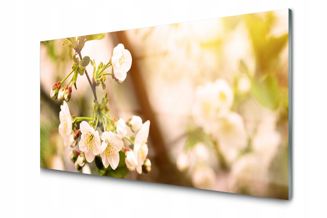 

Panel szklany Płytka Kwiaty Roślina 120x60 + Klej