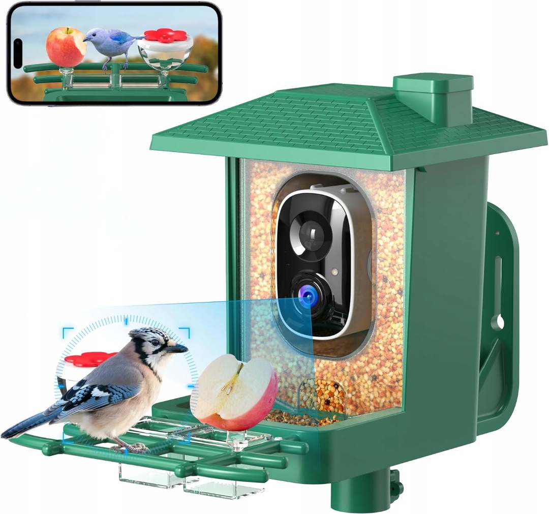 Fotopast Krmítko Pro Ptáky Full Hd Venkovní 2K Vimkim Aplikace