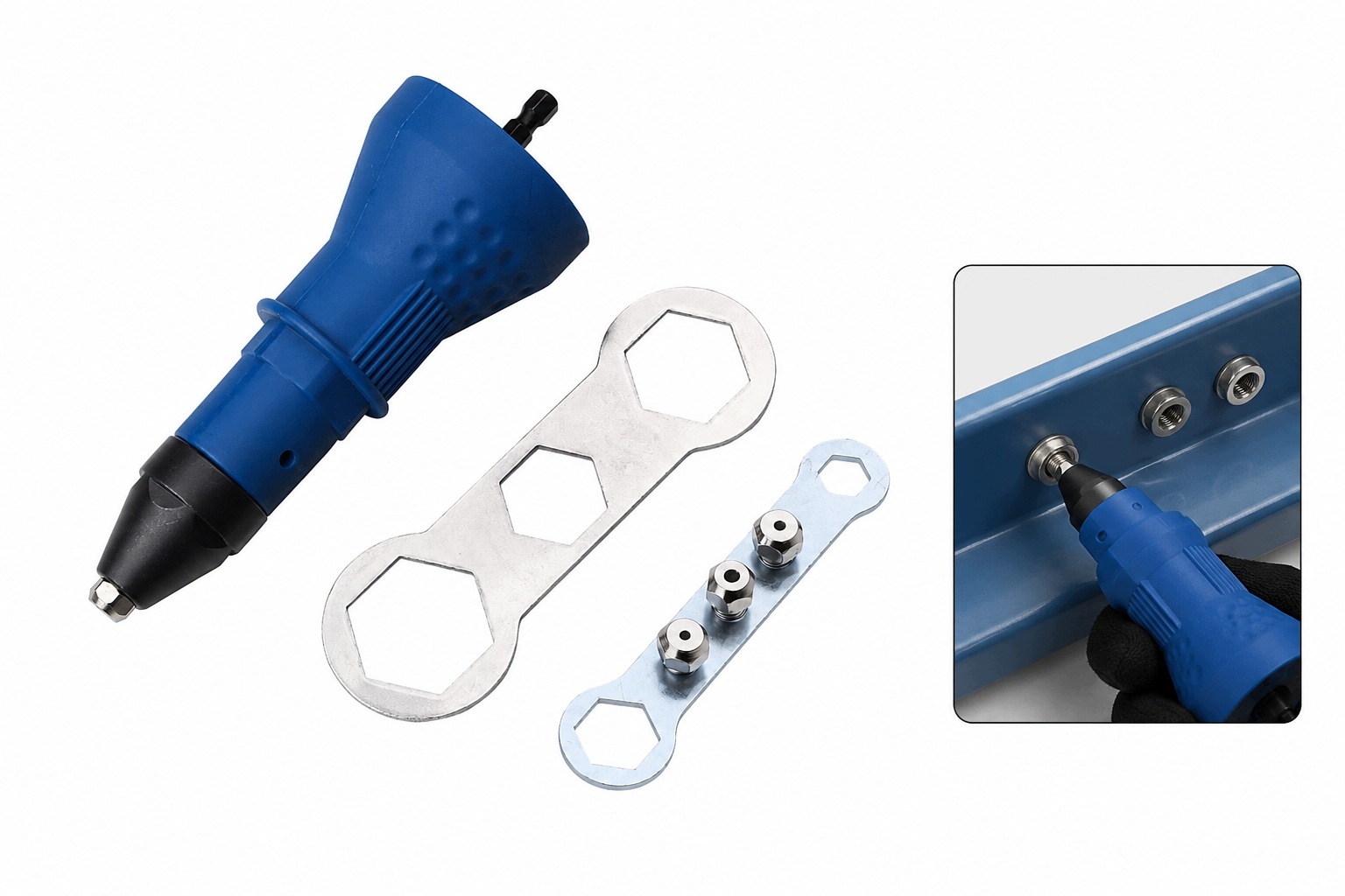 Nitownica Adapter Do Wkrętarki 2.4-4.8 MM 4 Końcówki