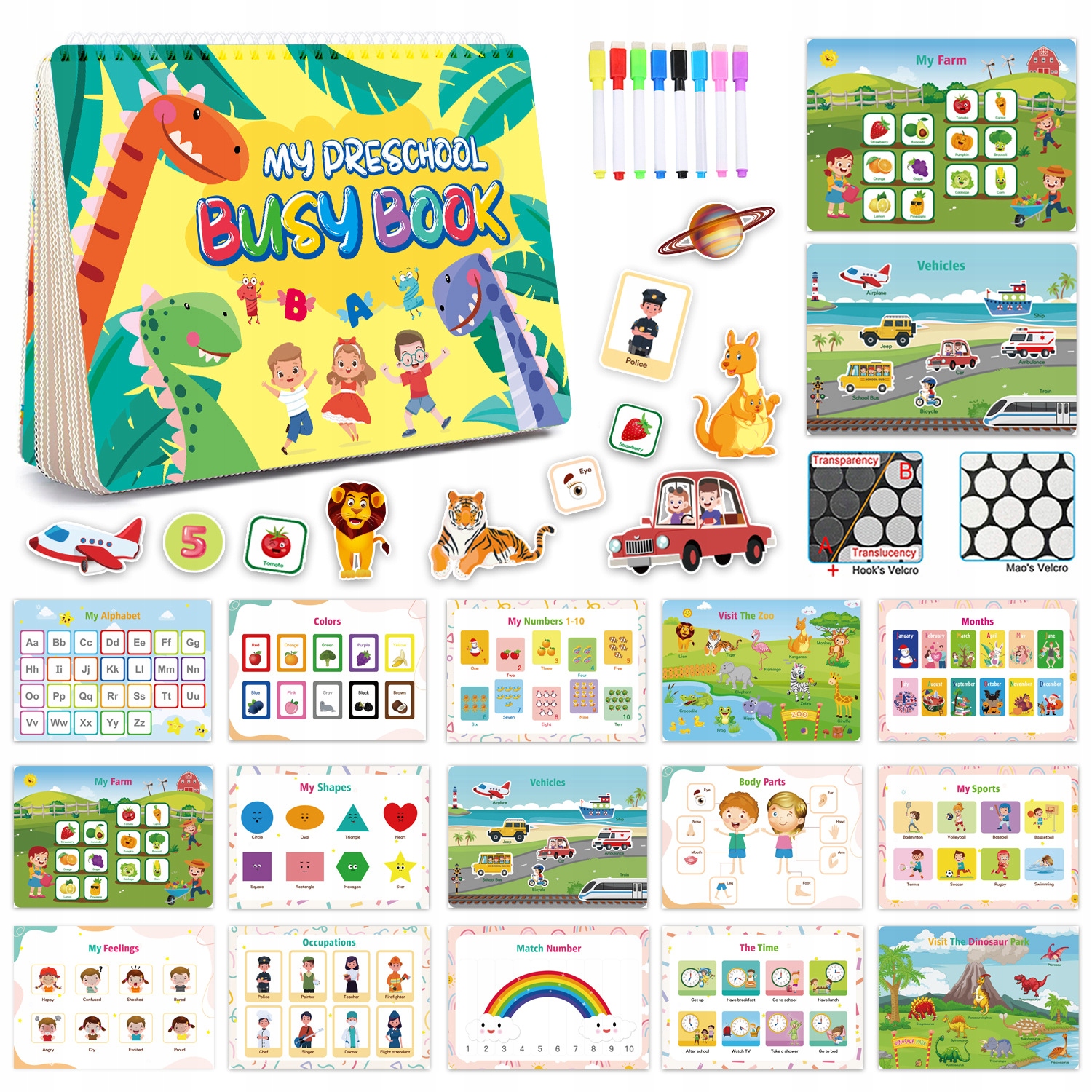 

Zabawka Do Wczesnej Nauki Montessori Busy Book