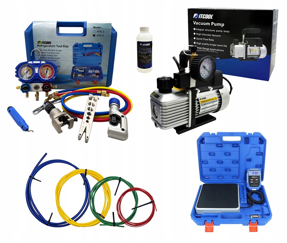 Sada nástrojov na klimatizáciu Aitcool VP120M-SG ohýbacie vložky Hmotnosť