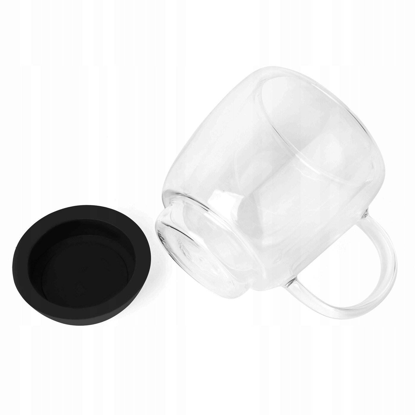 Szklanki termiczne do kawy 6szt Tadar Garet czarne Informacje dodatkowe z podwójną ścianką