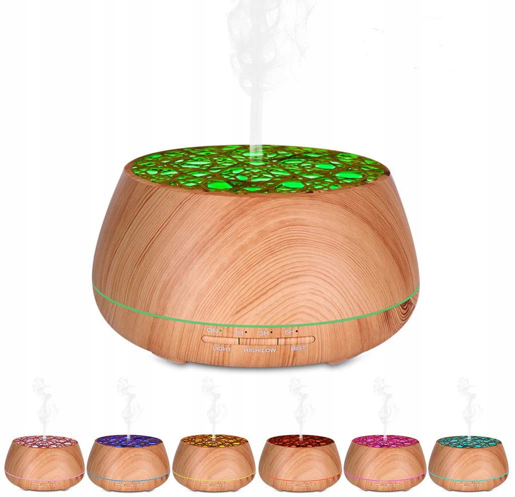 Ultradźwiękowy nawilżacz dyfuzor Led 400ml