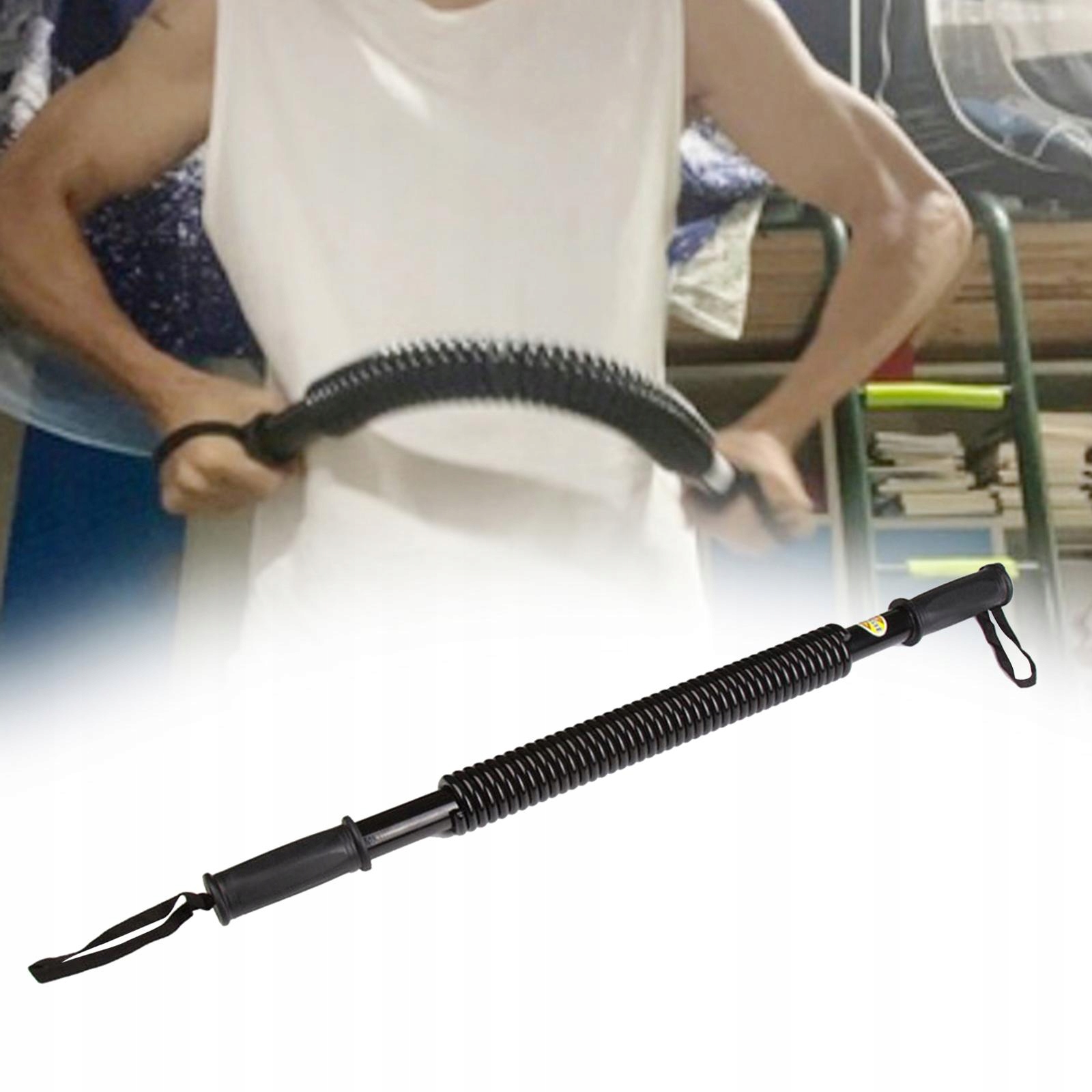 Heavy Duty Spring Power Bar siłowy Model Klatka Chest Expander Gym Heavy Duty Arm Klatek