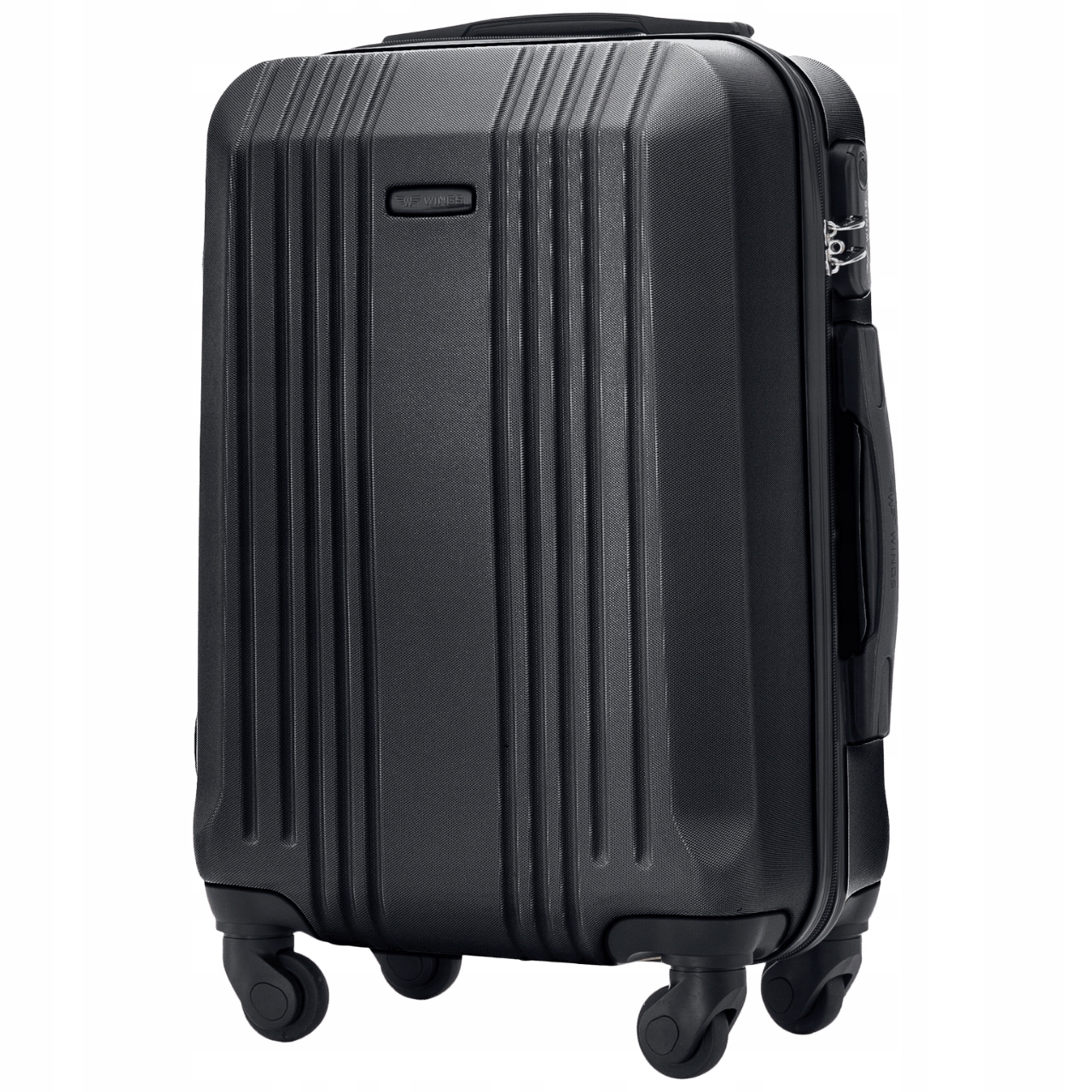 Kufr Kabinový malý Abs na 4 kolečkách Wings, tvrdé příruční zavazadlo