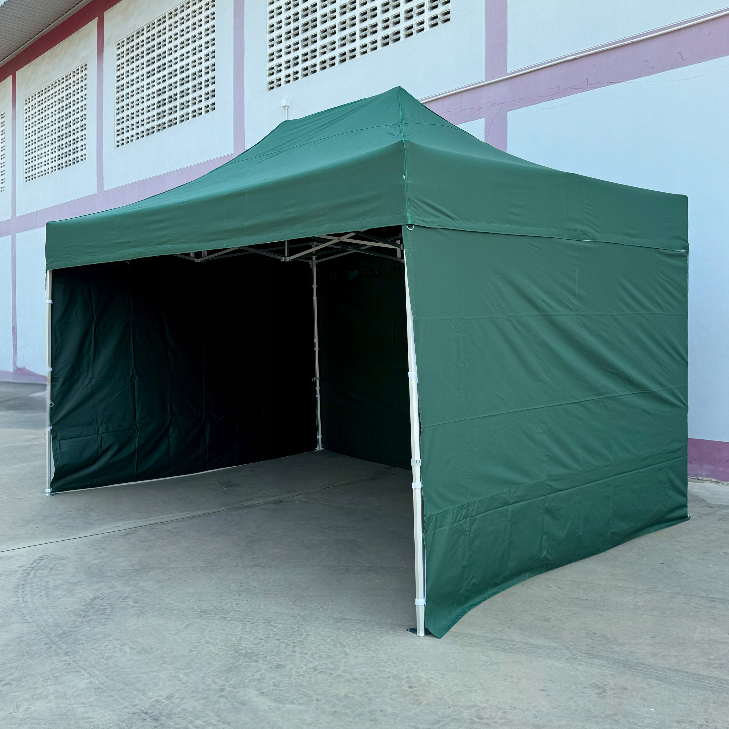 Namiot ekspresowy ALU 3x4,5 A40 PREMPVC 320g/m2 Rodzaj poszycia PE