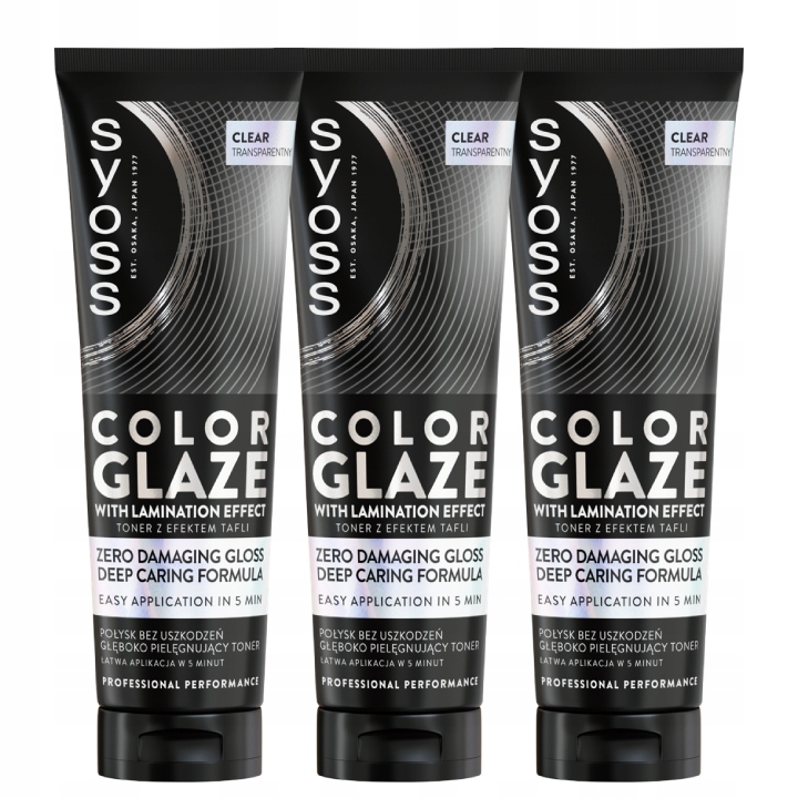 Color Glaze Transparentny Toner do Włosów Nabłyszczający