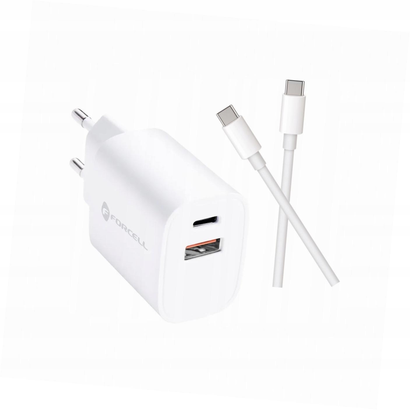 Szybka ładowarka 30W 2 wejścia z kablem Usb-c do Samsung Galaxy A20s