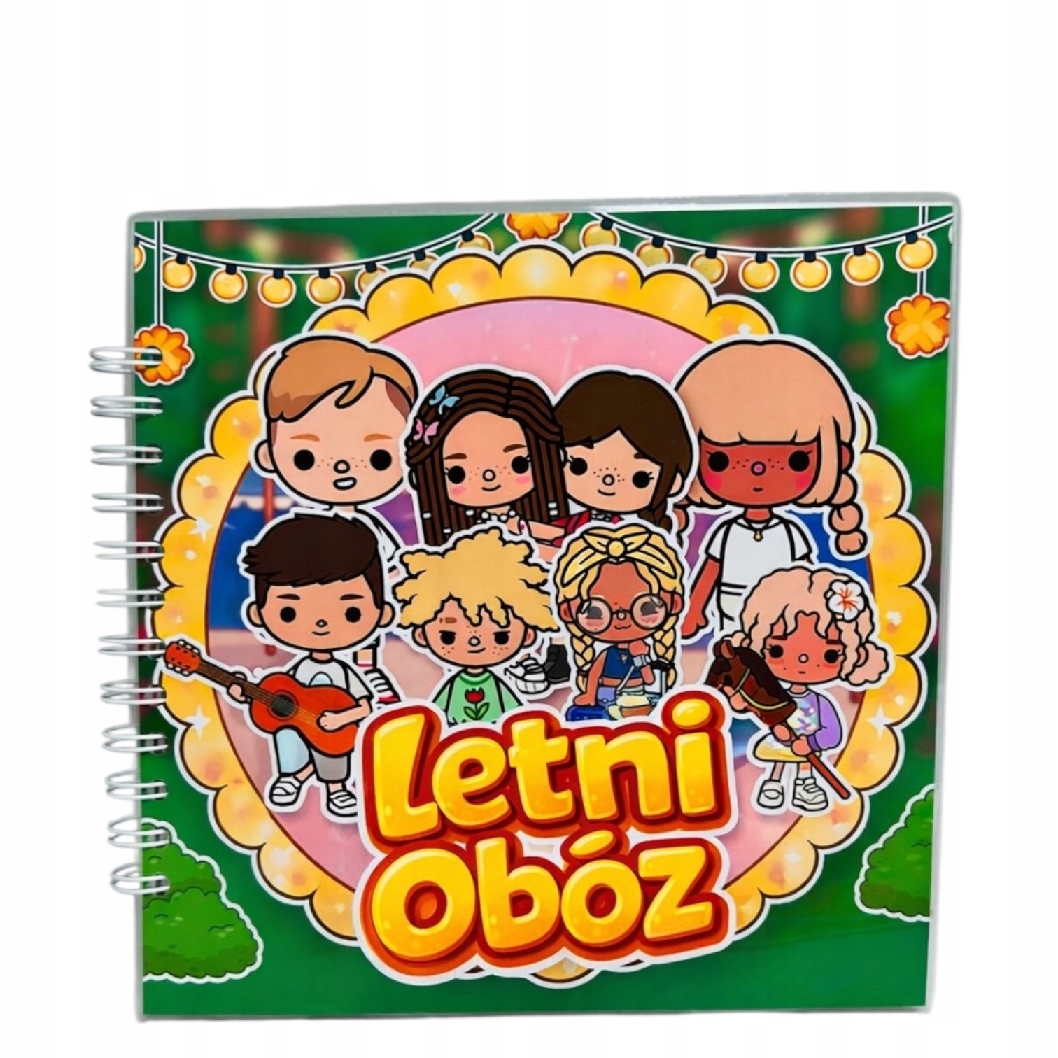 Toca Boca Letní tábor, kniha na suchý zip, interaktivní album