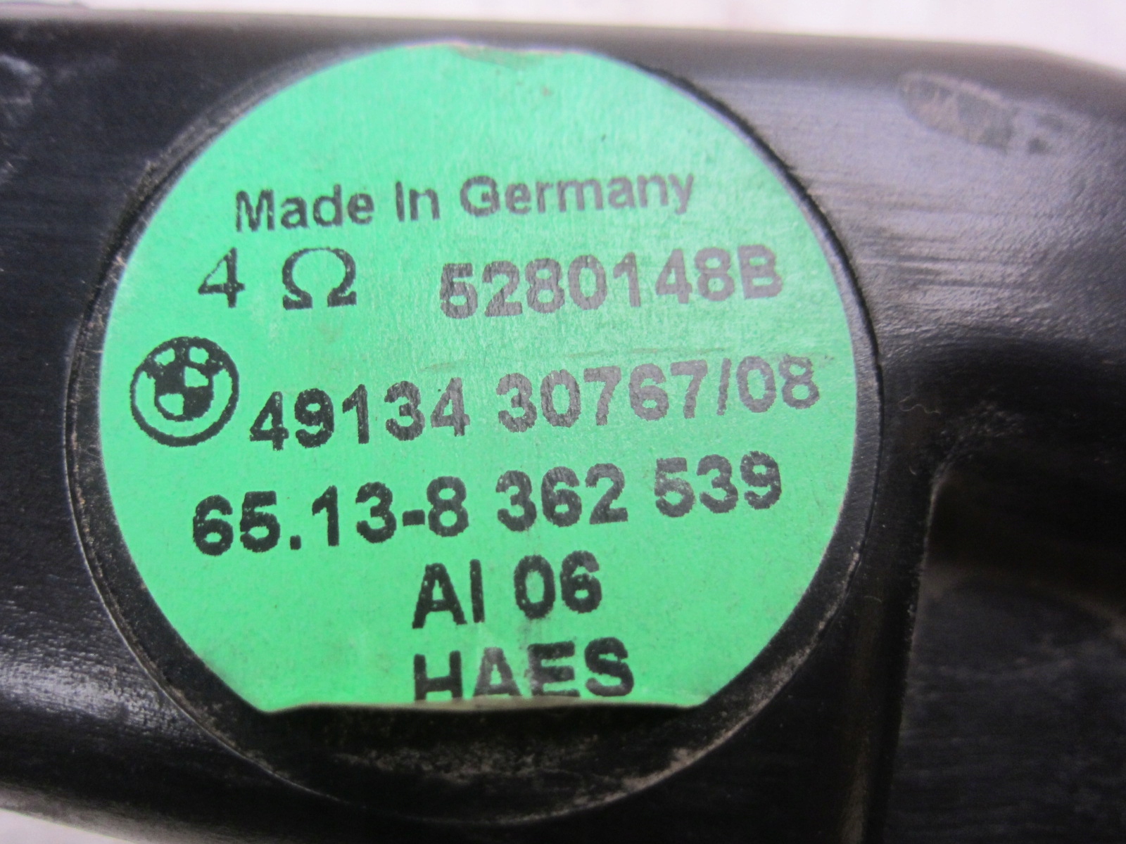 BMW E39 speaker door PRZEDNICH front left 65138362539 8362539