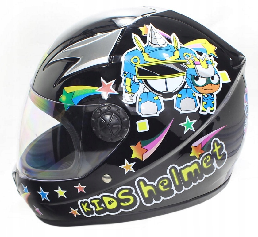 Kask Dla Dziecka Dzieci Motor Skuter Rower Mini Dziecięcy M 49-50