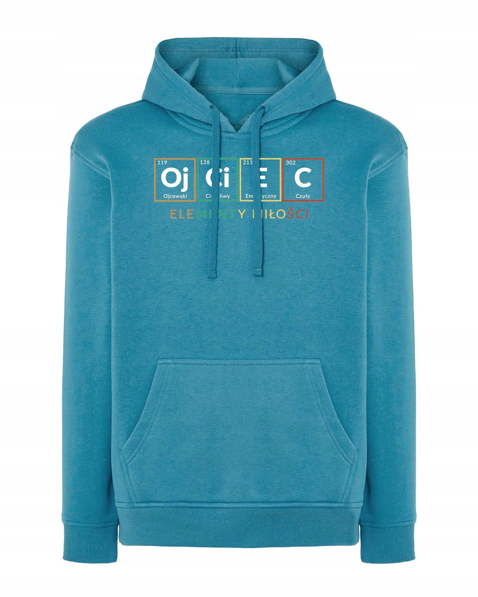 Dárková Dárek Mikina s kapucí ke Dni otců pro tátu, modrá, velikost M