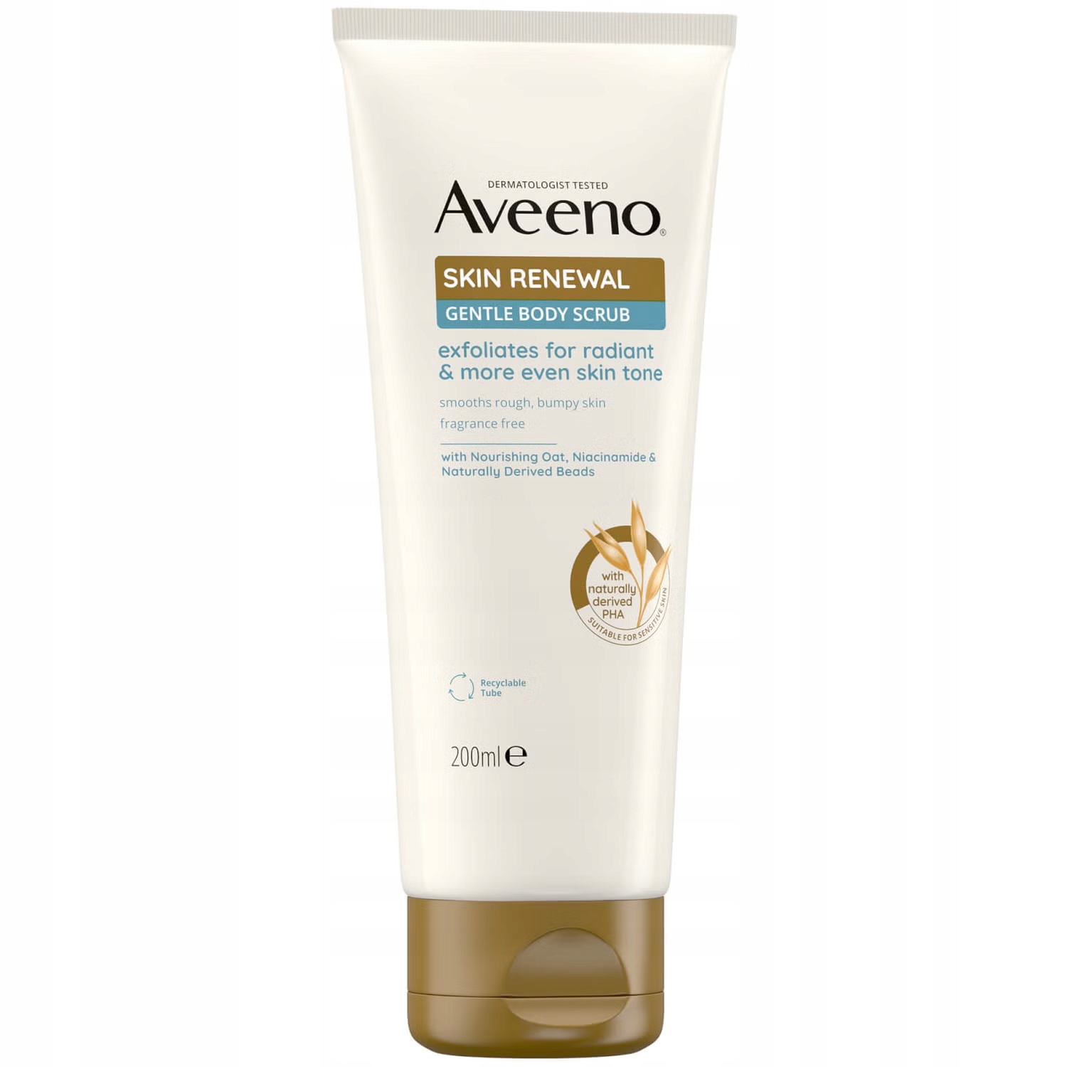 Aveeno Skin Renewal Gentle Body Scrub owsiany peeling do ciała 200 ml