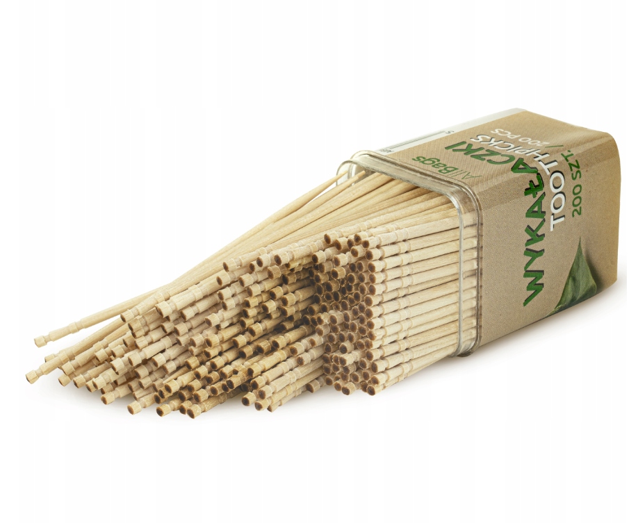 ZESTAW WYKAŁACZKI DREWNIANE 6 OPAKOWAŃ 1200szt. Marka Allbag