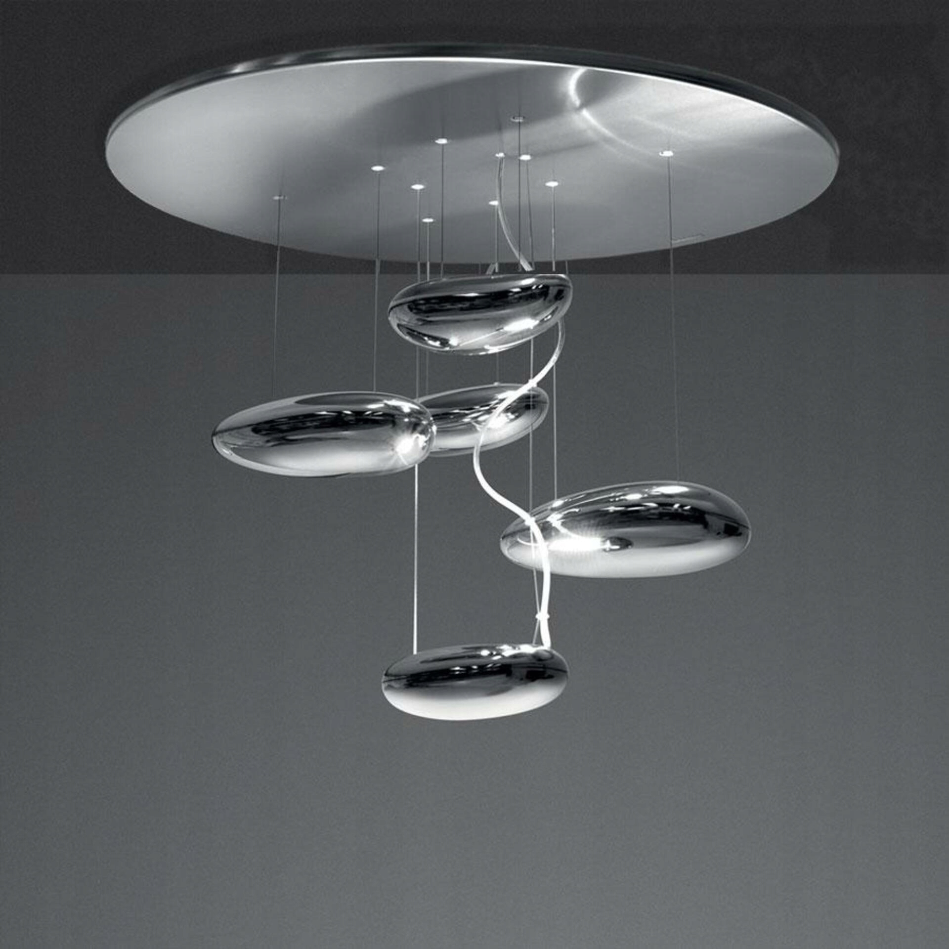 Artemide Mercury Mini stropné Led svietidlo nerez 29W 2330lm 3000K 70cm