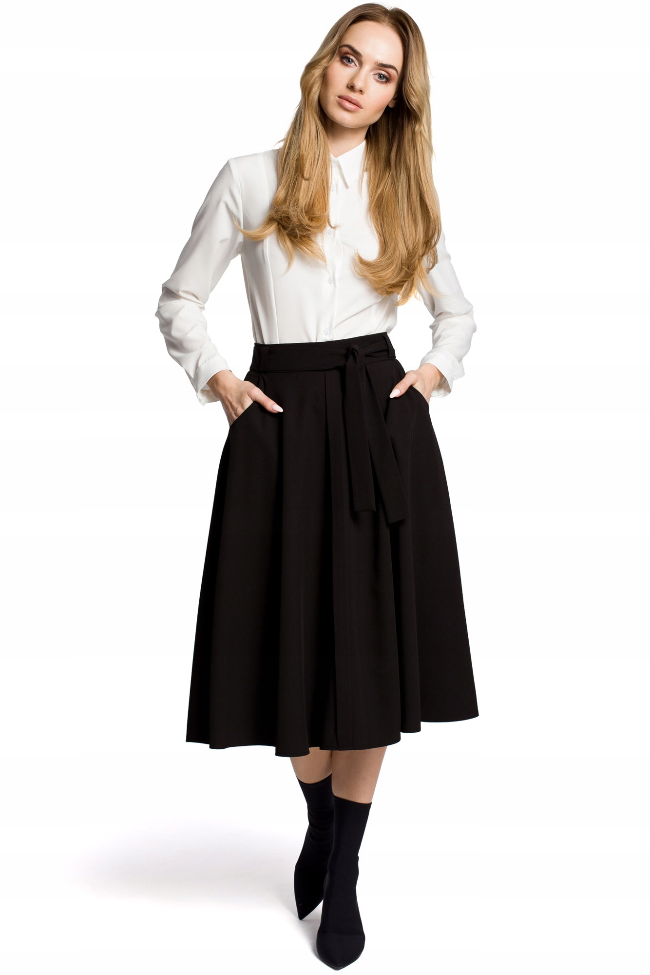

M367 Spódnica Czarna ~XXL~ Czarny Moe