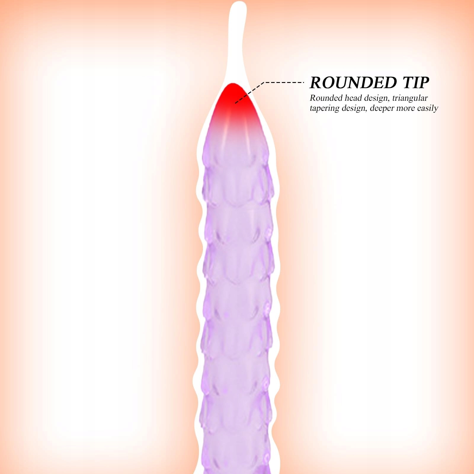 DILDOEXTRA Długi Dildo Analny Dla Mężczyzn i Kobiet Z Przyssawką 33cm — miniatura 3