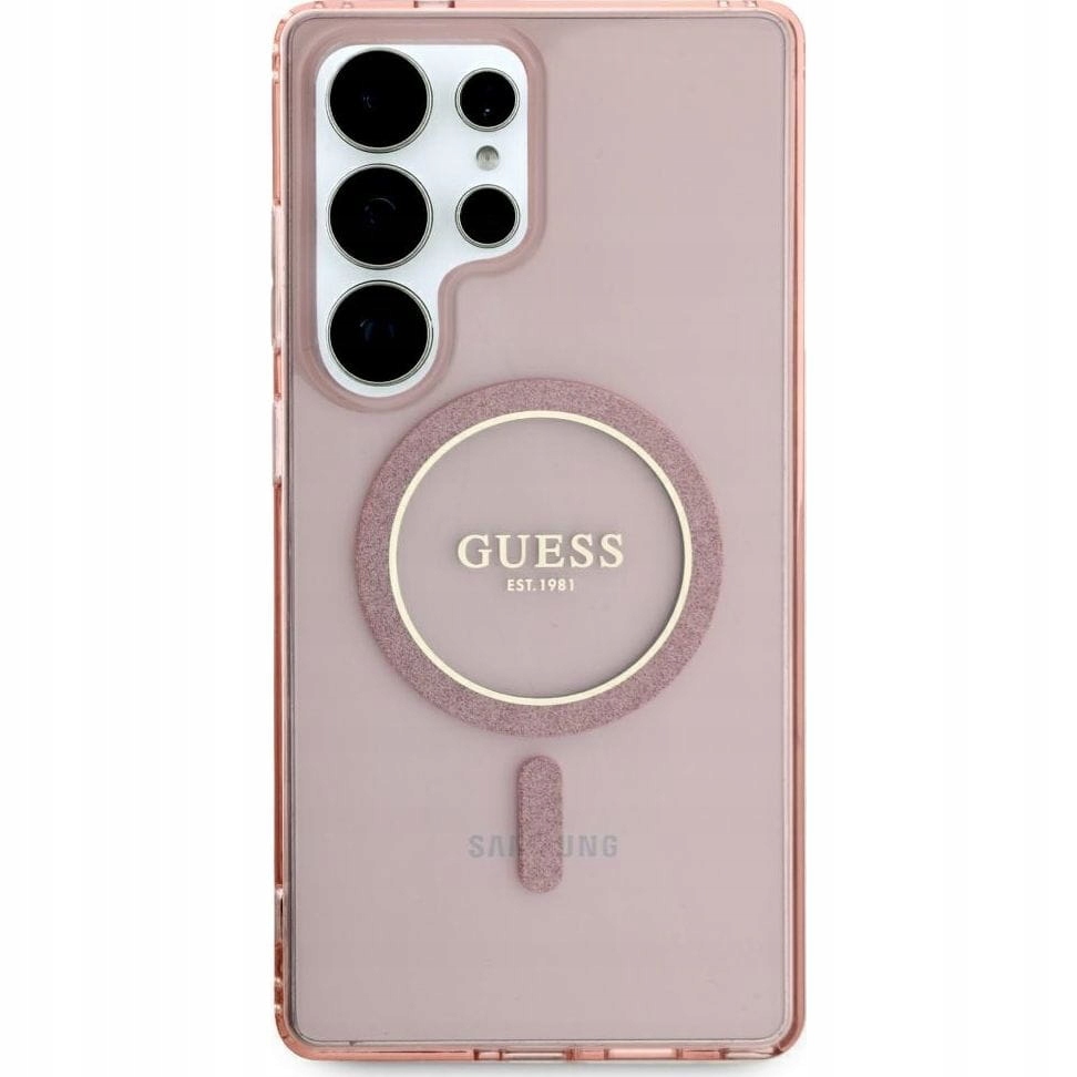 Pouzdro pro Galaxy S25 Ultra pro MagSafe, Guess silné pouzdro a stylový kryt