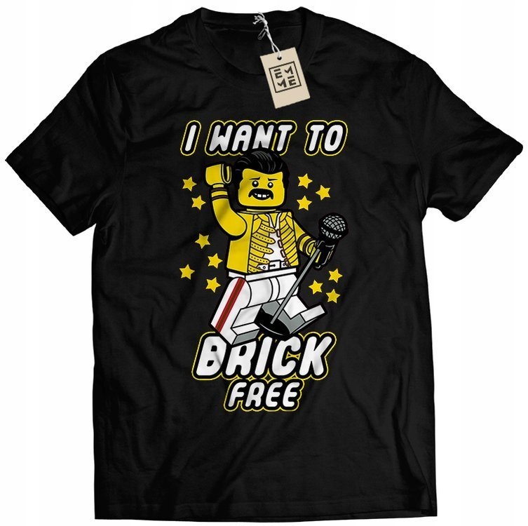 

Koszulka Queen Freddie Mercury Lego Prezent L