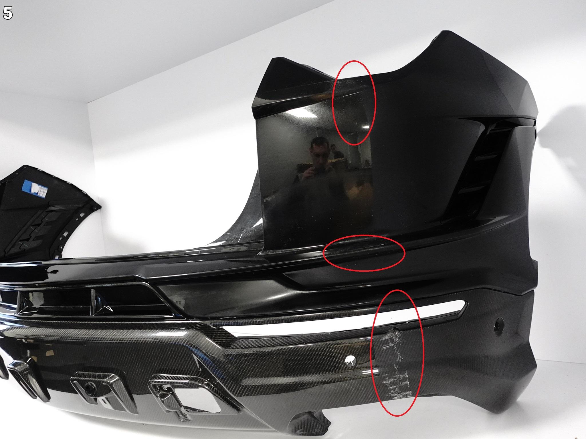 LAMBORGHINI URUS 4ML PERFORMANTE bumper SPOILER CARBON rear part