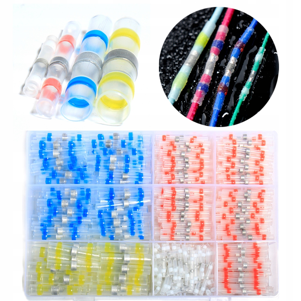 Set 500KS Rychlospojka Cínem smršťovacích spojek upínací spojka