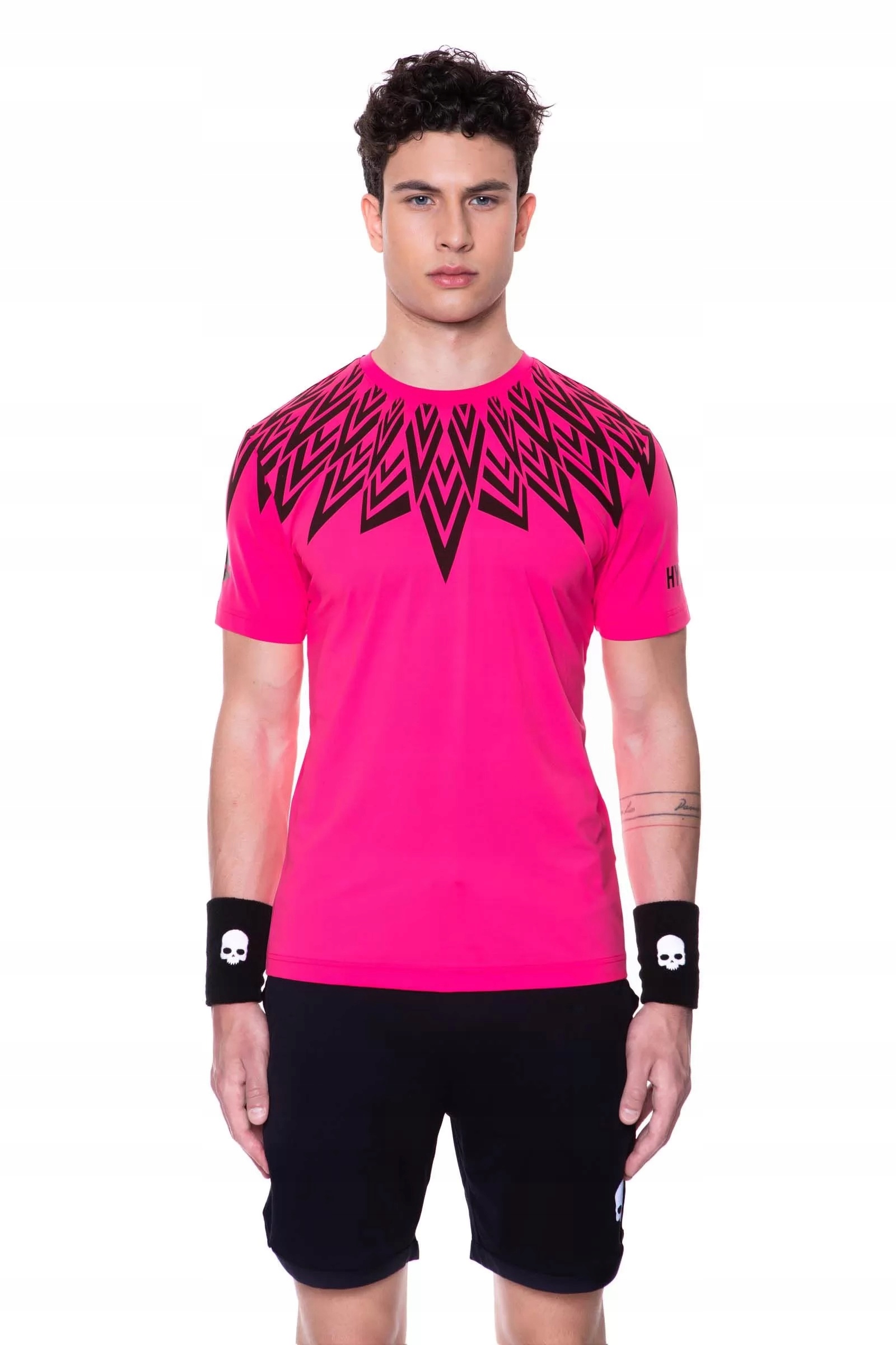 Koszulka ten. Hydrogen Tech Tee Fluo Fuchsia M