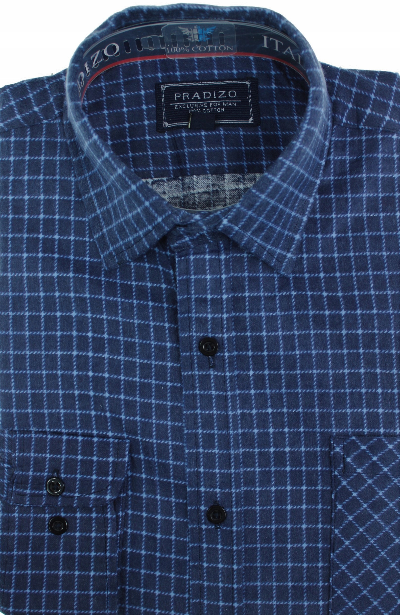 

Koszula Flanelowa Męska Flanela W Kratę XL F4