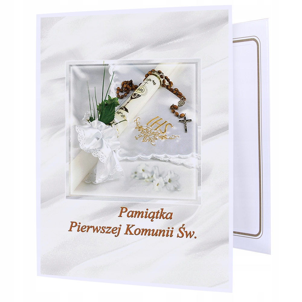 Album na zdjęcia z komunii JAMNIK harmonijka 15x21 10 sztuk, pamiątka
