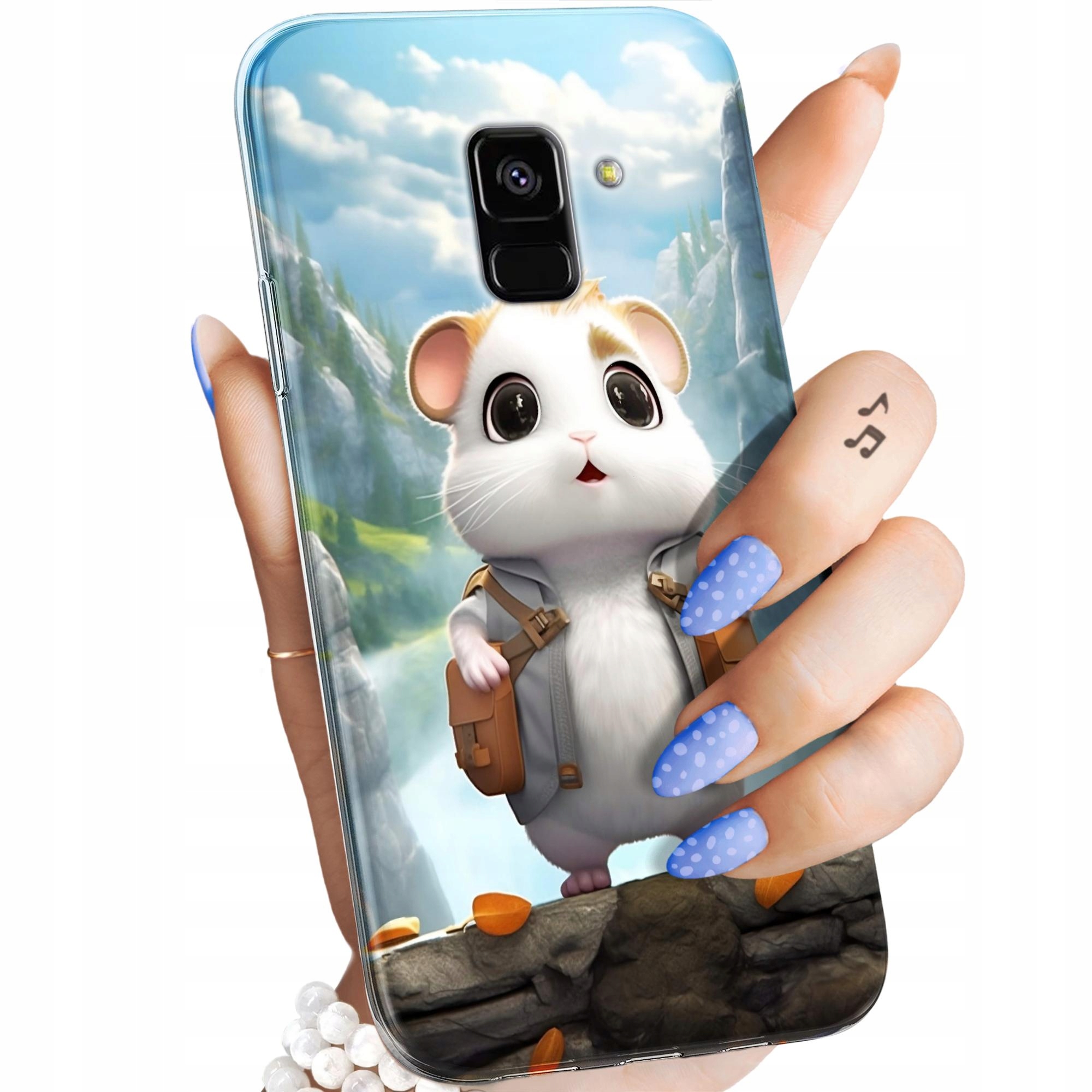 Etui Do Samsung Galaxy A5/A8 2018 Chomiki Szynszyle Myszowate Obudowa