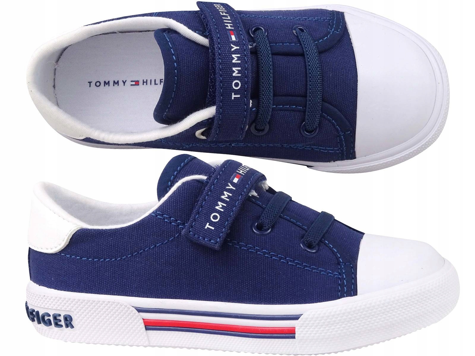

Tommy Hilfiger Buty Dziecięce Trampki Gumki Rzep