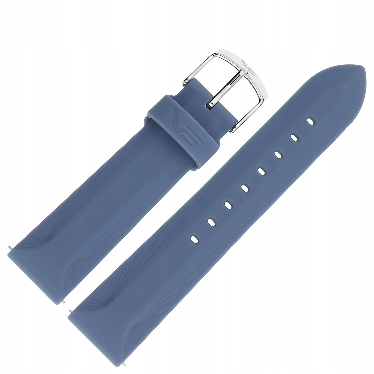 Pásek Undine Silikon (A526) modrý ocelový