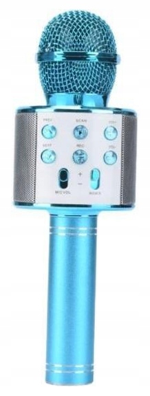 Mikrofon zabawkowy Niebieski