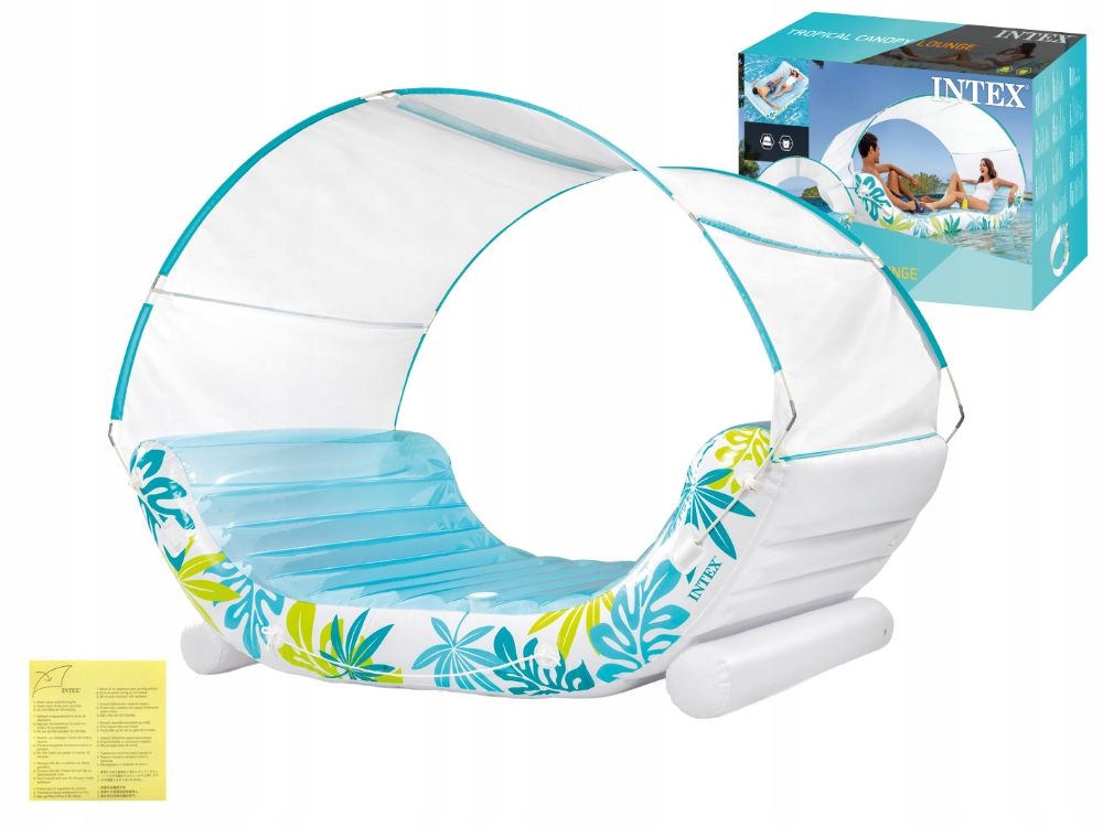 Nafukovací lehátko Tropical Canopy Lounge Intex 56294