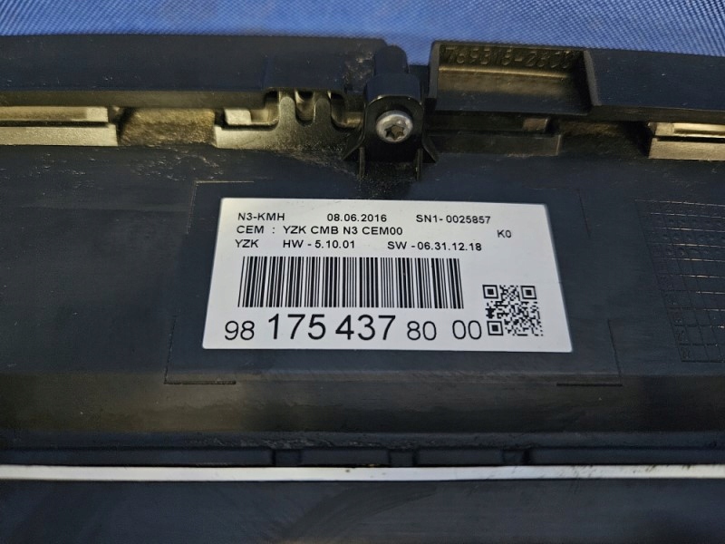 спидометр часы peugeot Expert CITROEN JUMPY PROACE III 3 9817543780 европа