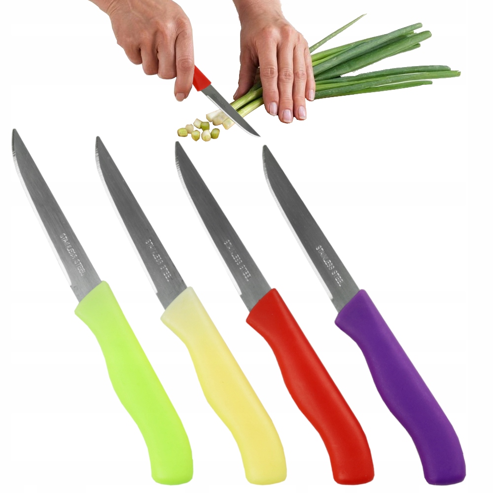 

Nożyki Kuchenne Do Warzyw I Owoców Ostre kpl. 4szt